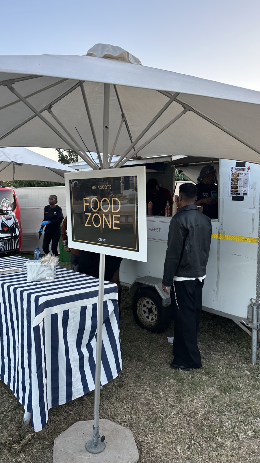 SumthingTasty food trailer at the festival Food Zone